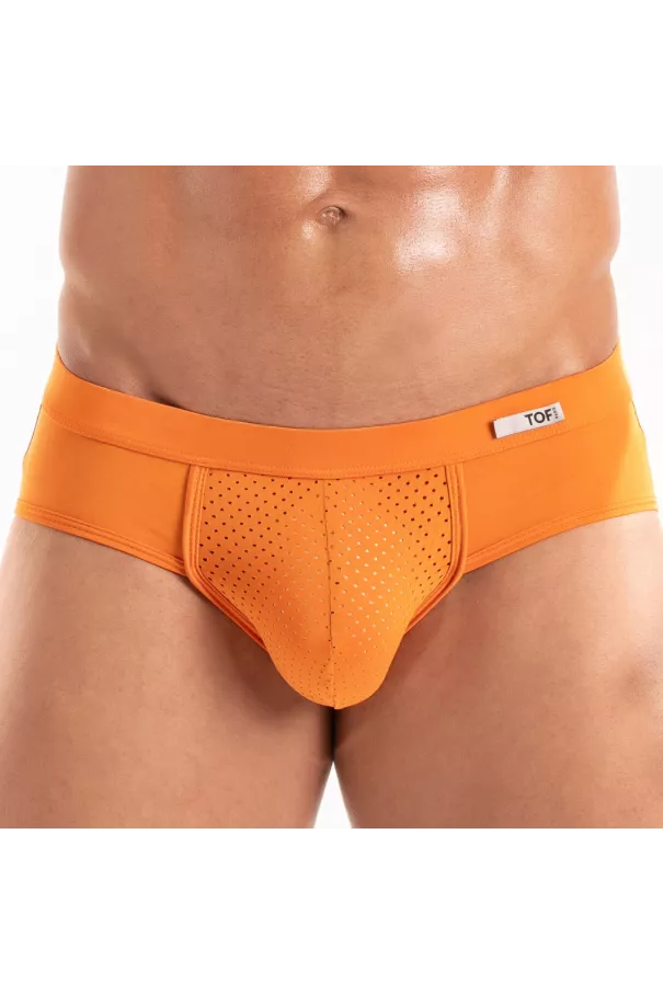 The New Temptation Microfiber Briefs Orange