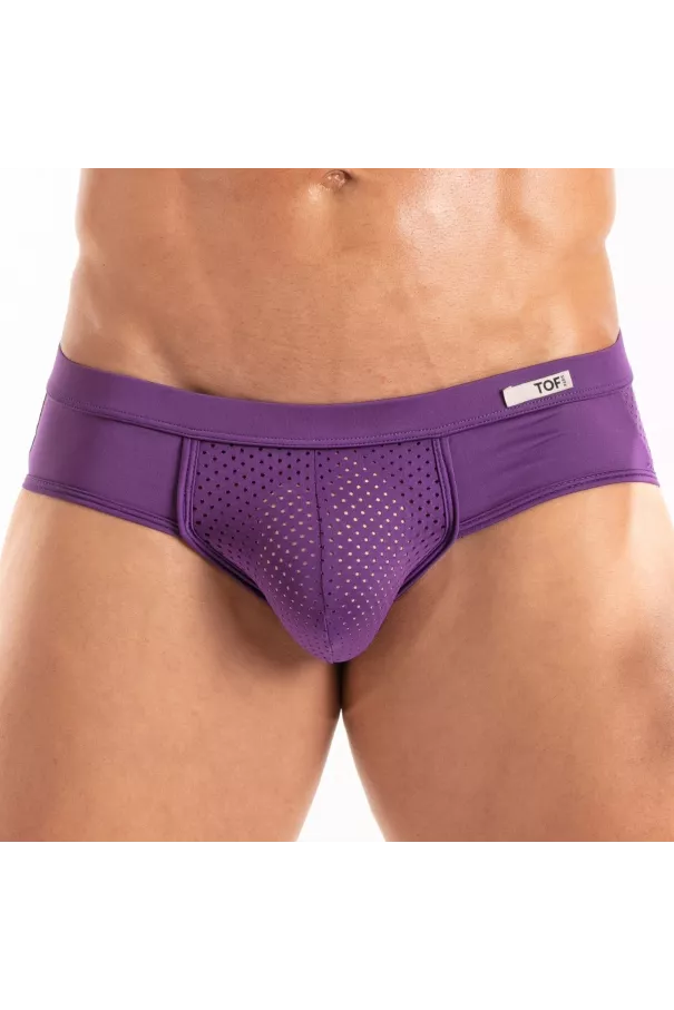 Temptation Microfiber Briefs Purple By TOF Paris