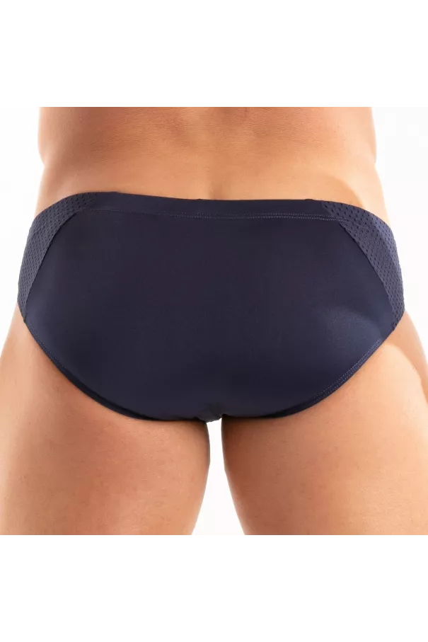 Temptation Microfiber Bikini Navy From Back