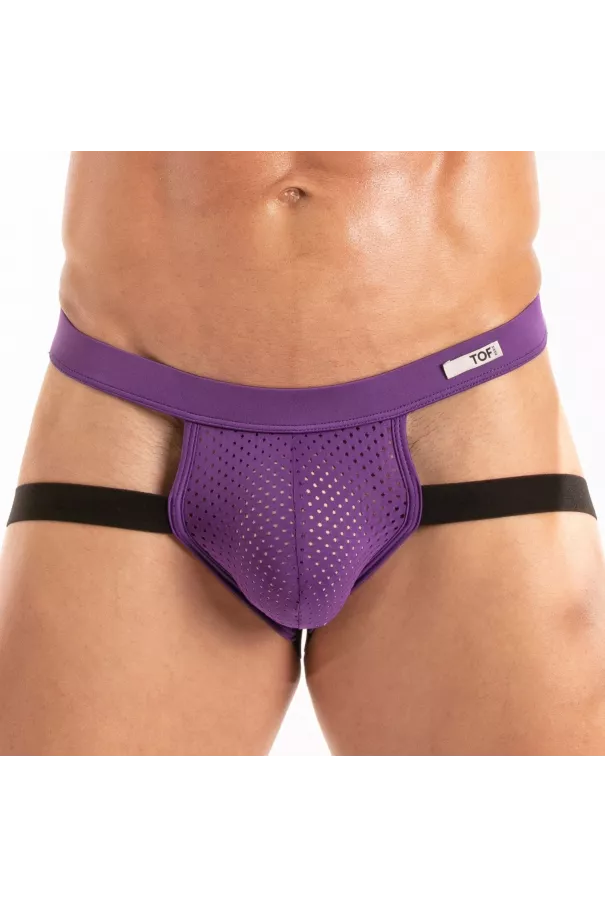 Temptation Microfiber Jock Purple For Men
