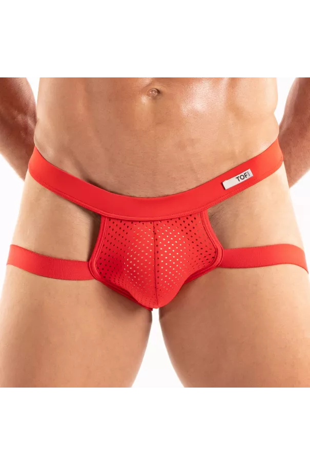 The New Temptation Microfiber Jock Red