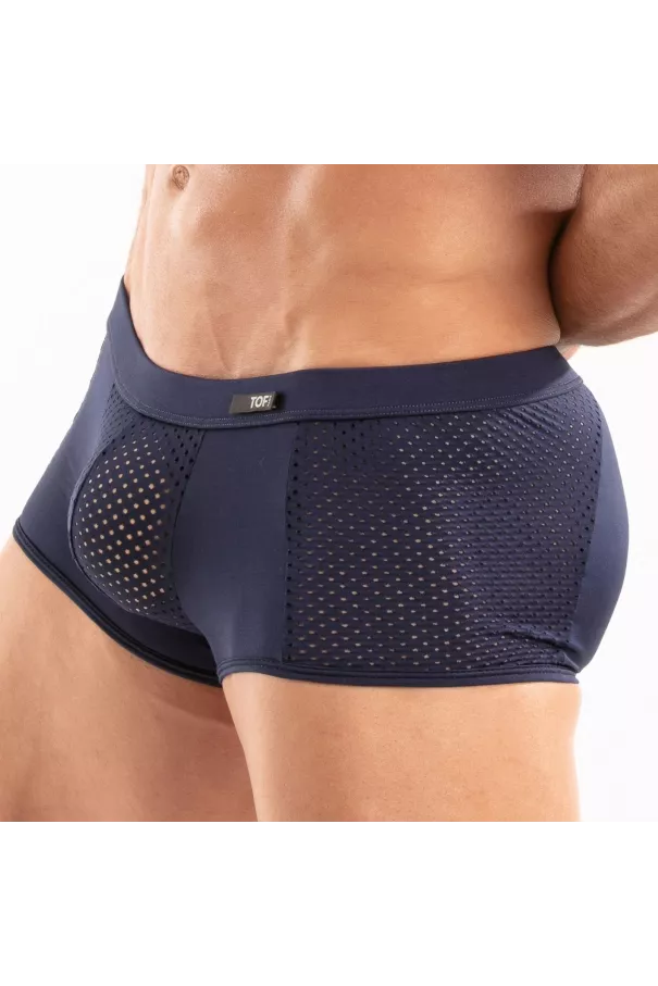 The New Temptation Microfiber Trunk in Navy For Men