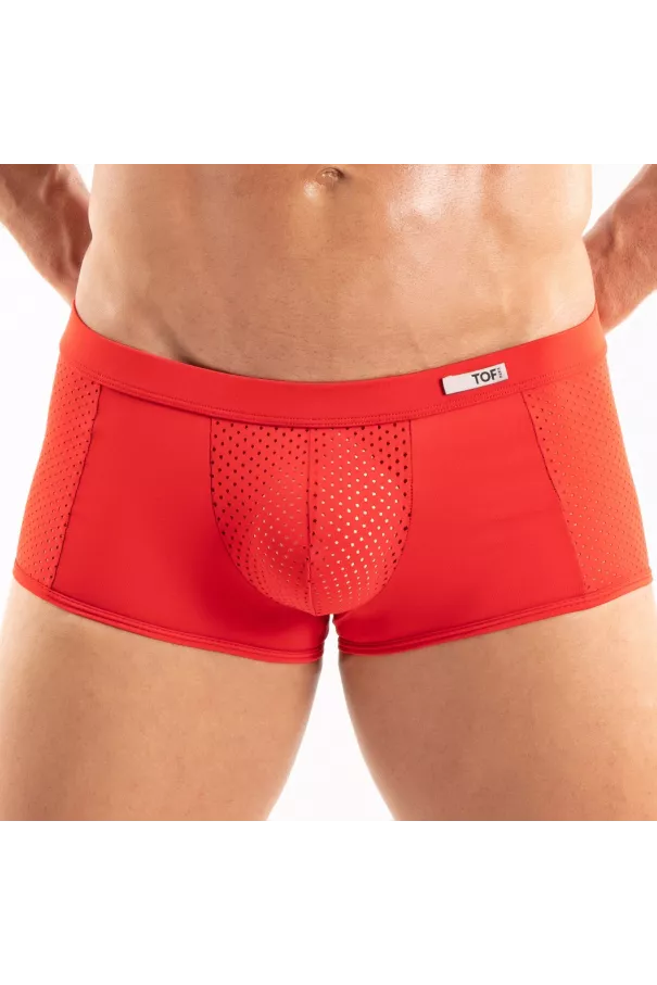 Temptation Microfiber Trunk Red For Men By TOF Paris