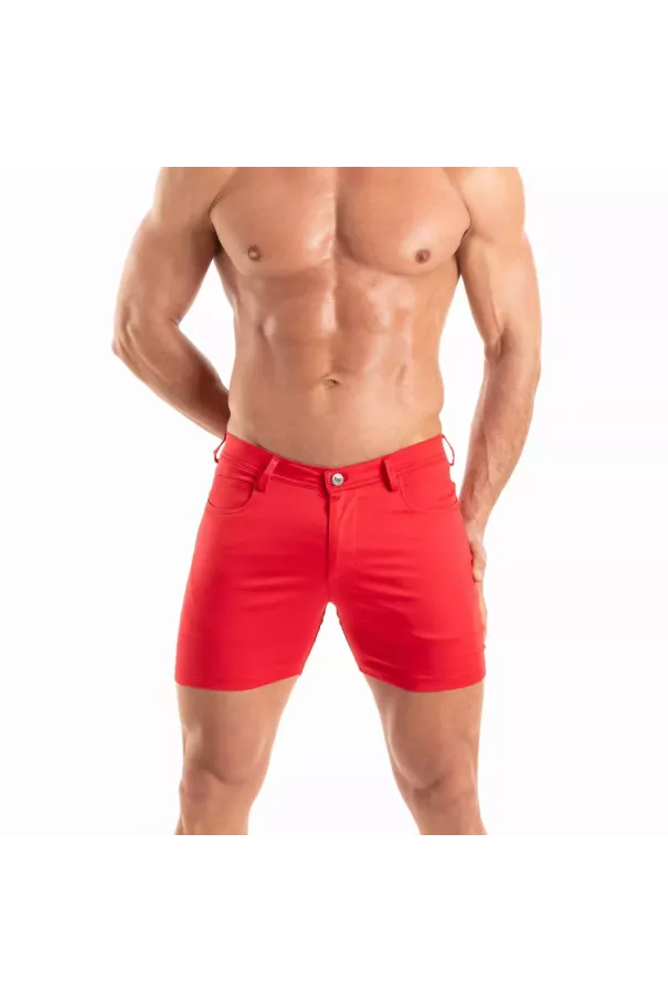 Chino Short Red