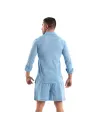 Linen Long Sleeve Shirt Blue