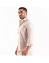 Linen Long Sleeve Shirt Beige