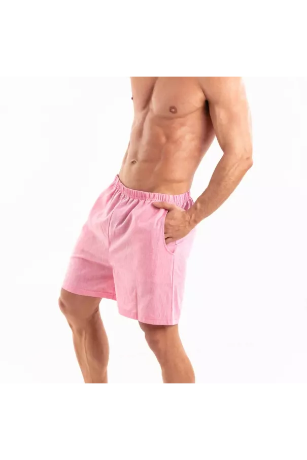 Linen Short Pink