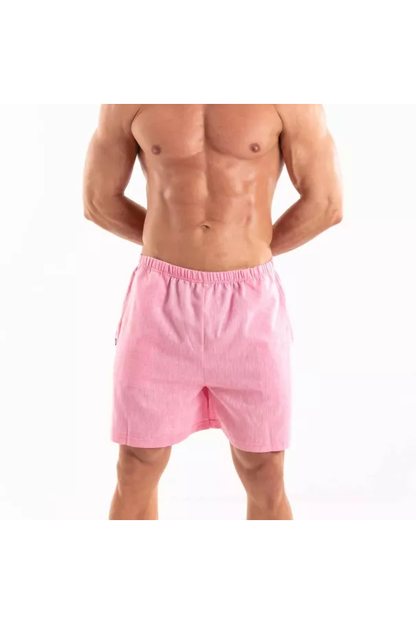 Linen Short Pink