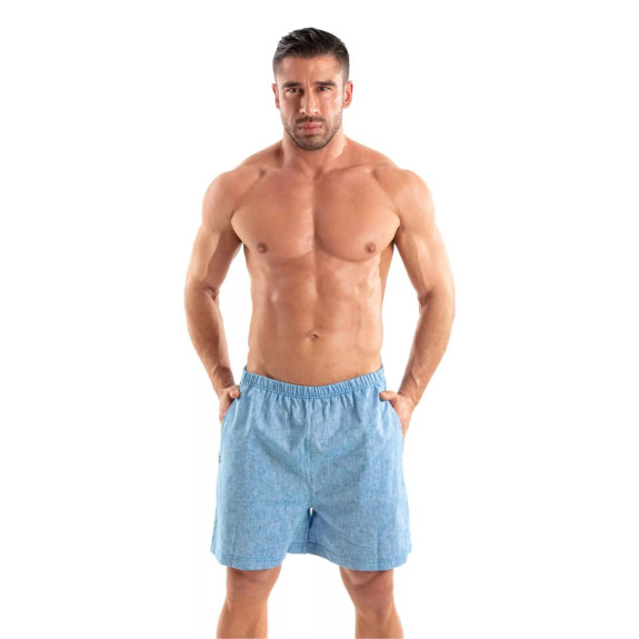 Linen Short Blue