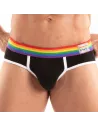 The New Pride Briefs Black From Front