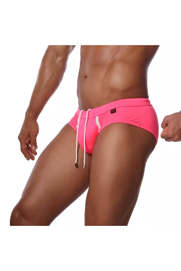 Happy Swim Briefs Neon Pink - TOF-PARIS.com
