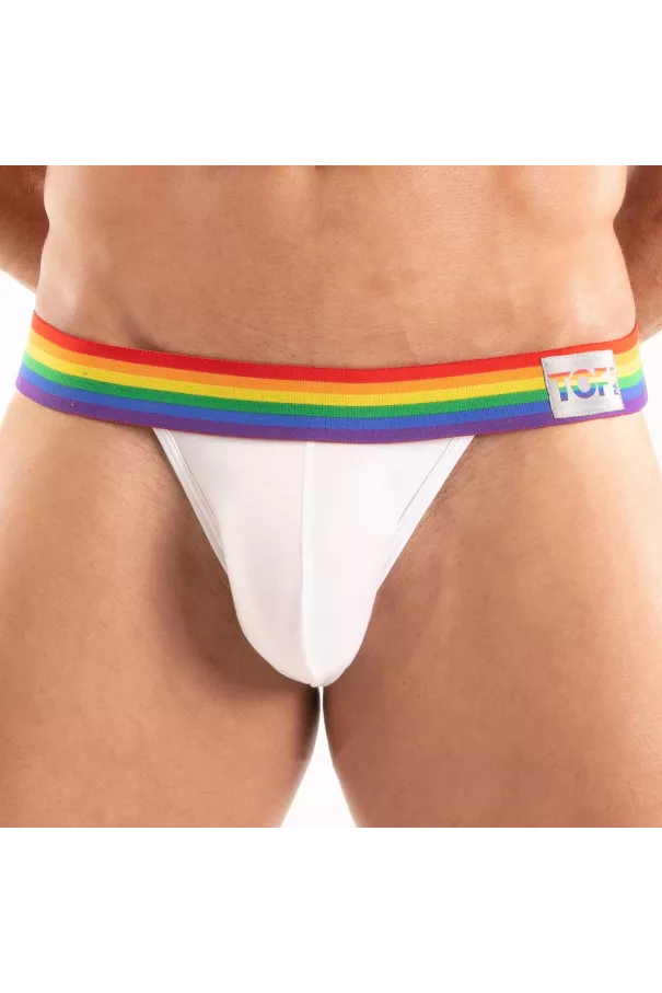 Pride Jockstrap White