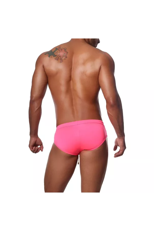 Happy Swim Briefs Neon Pink - TOF-PARIS.com