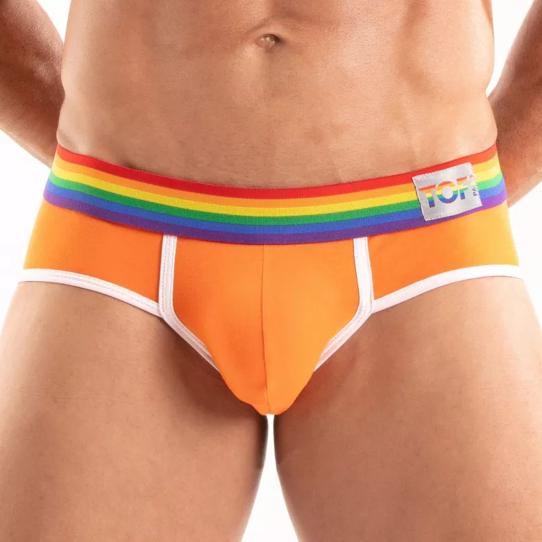 The New Pride Briefs Orange