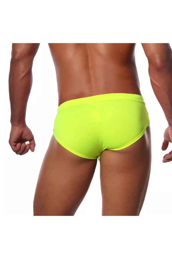 Happy Swim Briefs Neon Yellow - TOF-PARIS.com