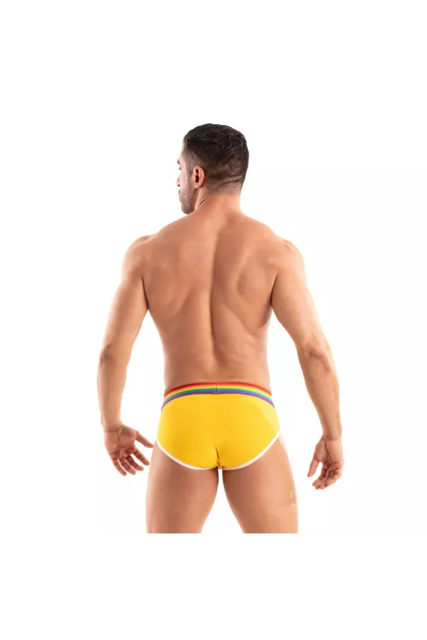 The Pride Briefs Yellow From Back