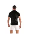 Crushed Velvet Shirt Black
