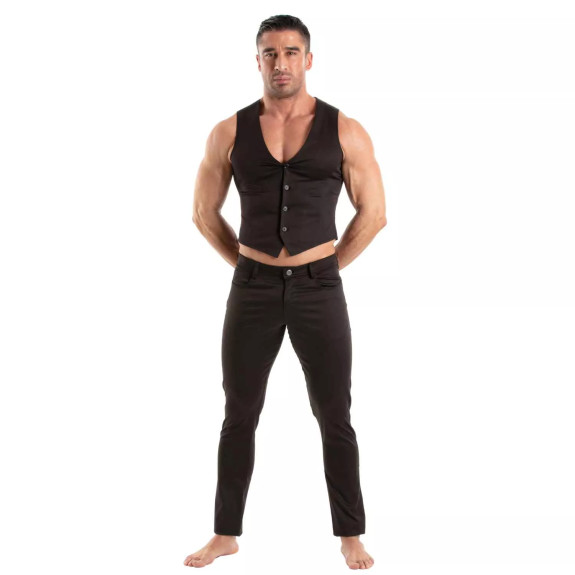Chino Vest Black