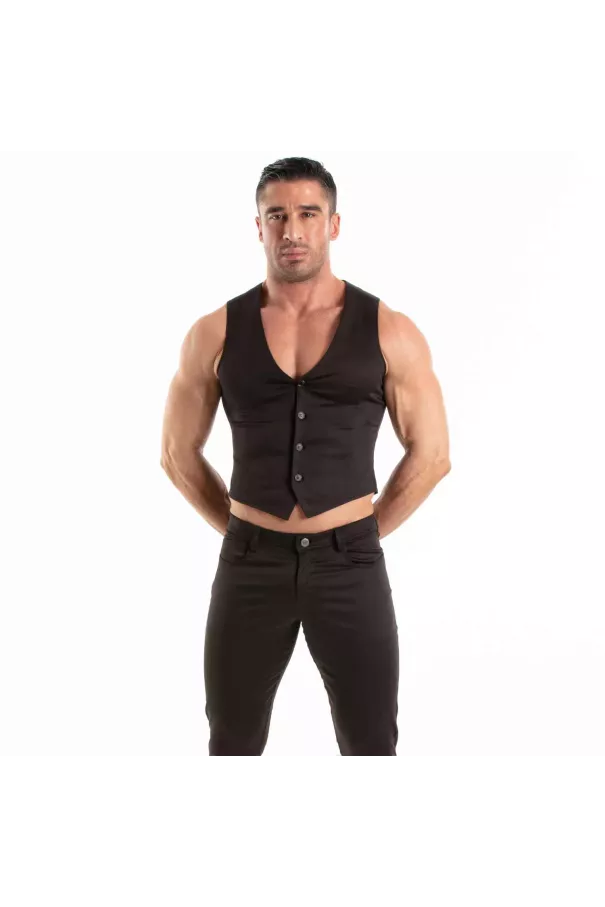 Chino Vest Black