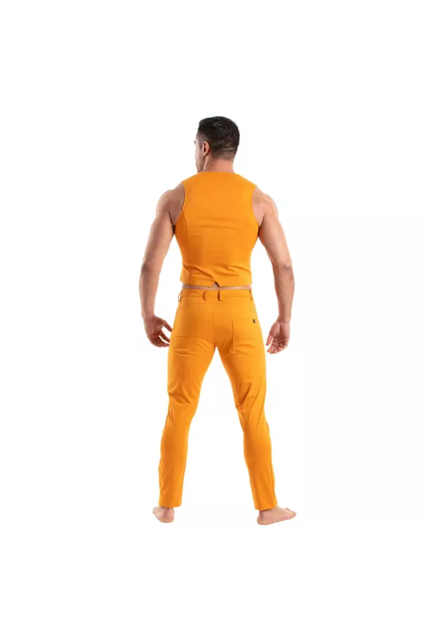 Chino Vest Orange