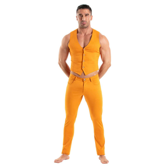 Chino Vest Orange