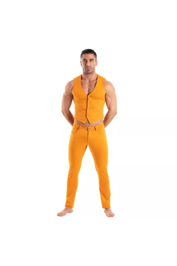 Chino Vest Orange