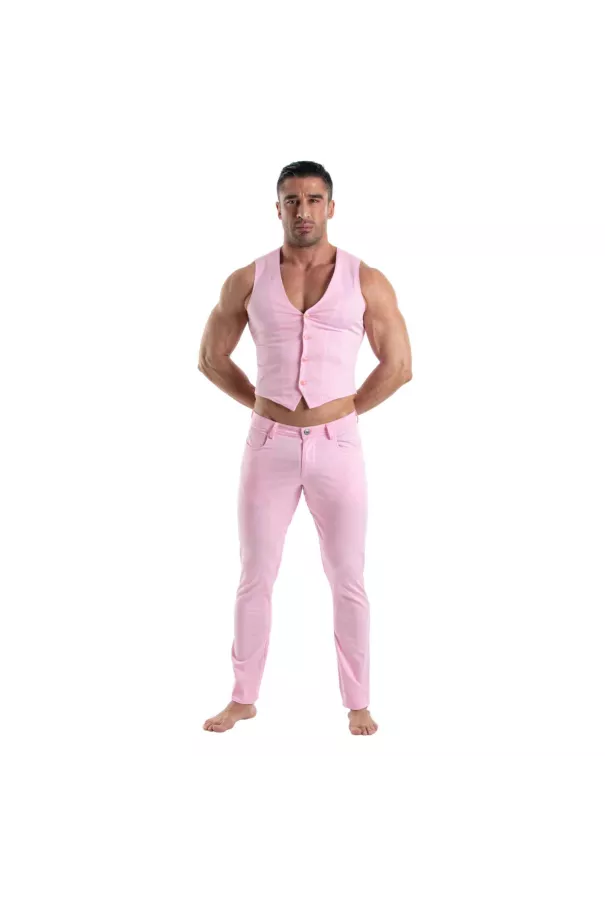 Chino Vest Pink