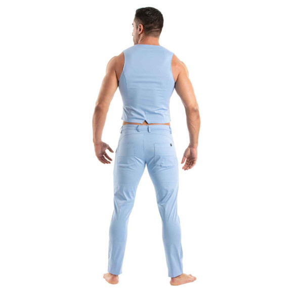 Chino Vest Blue