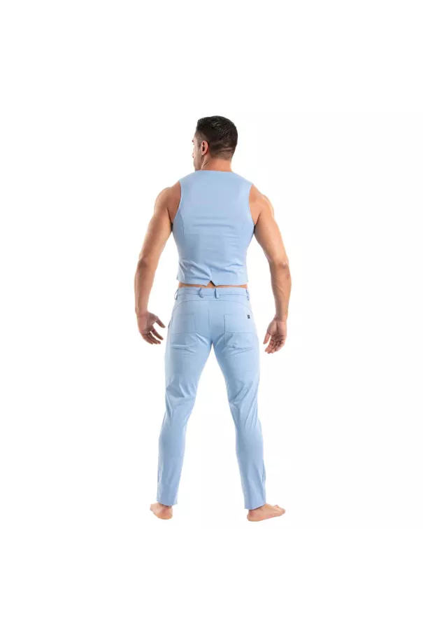 Chino Vest Blue