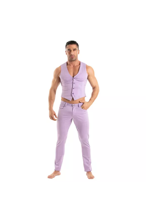 Chino Vest Purple