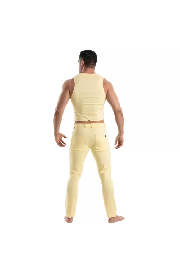 Chino Vest Yellow