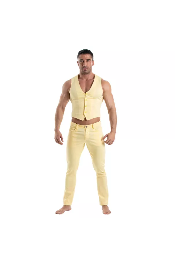 Chino Vest Yellow