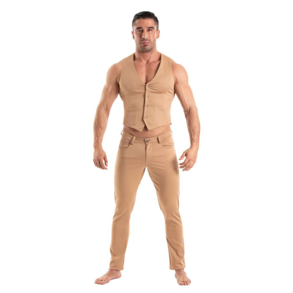 Chino Vest Brown