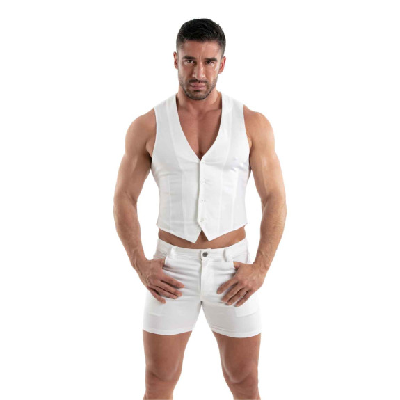 Chino Vest White