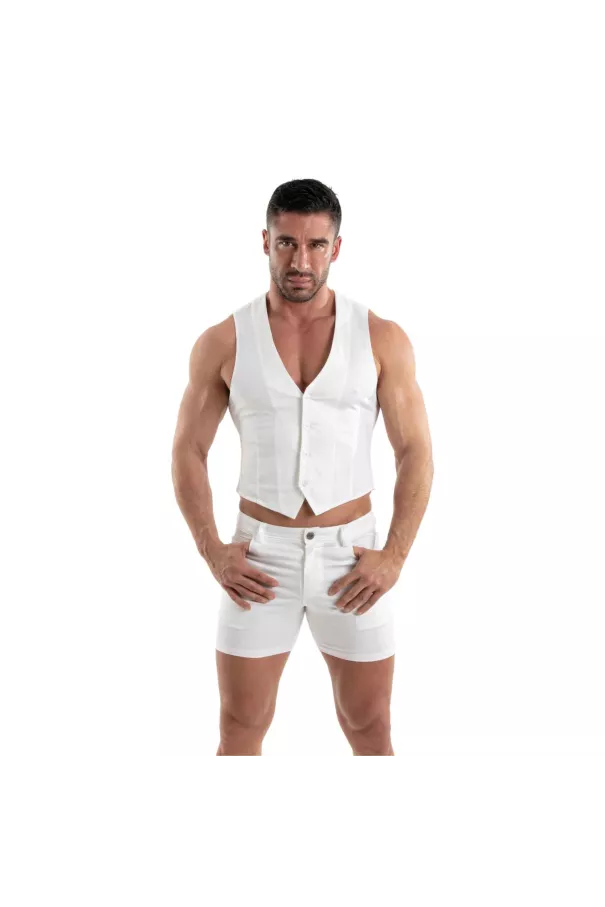 Chino Vest White