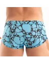 Printed Swim Trunk Blue from the back