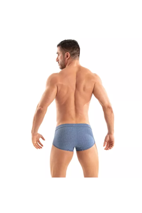 The Denim Swim Trunk From The New Swimwear Collection