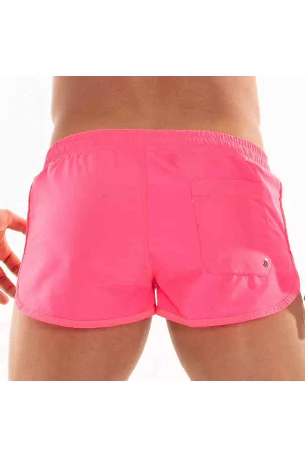 Neon Swim Mini Short Pink