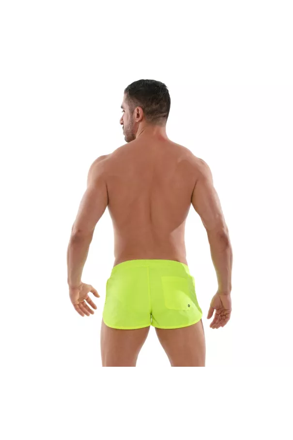 Neon Swim Mini Short Yellow