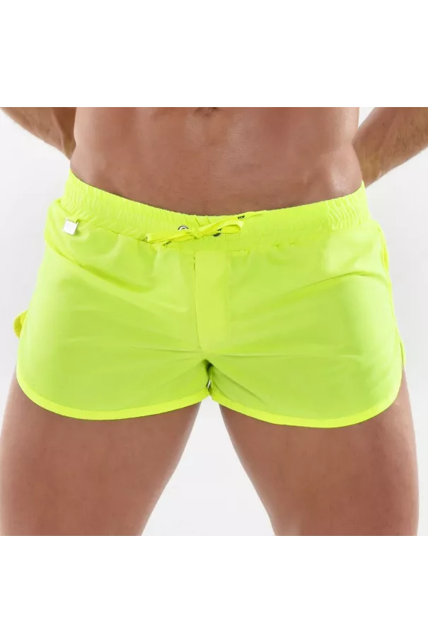 Neon Swim Mini Short Yellow