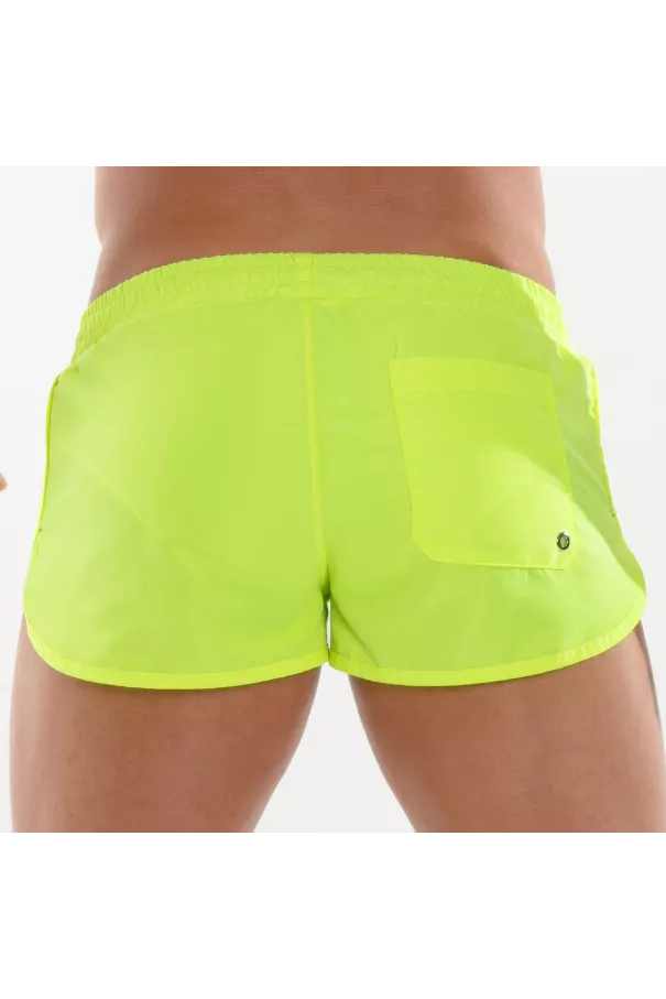 Neon Swim Mini Short Yellow