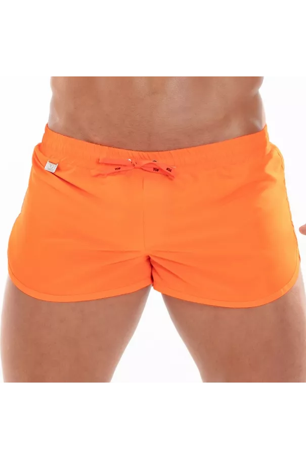 Neon Swim Mini Short Orange