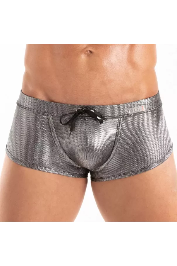 The New Metal Swim Trunk Silver