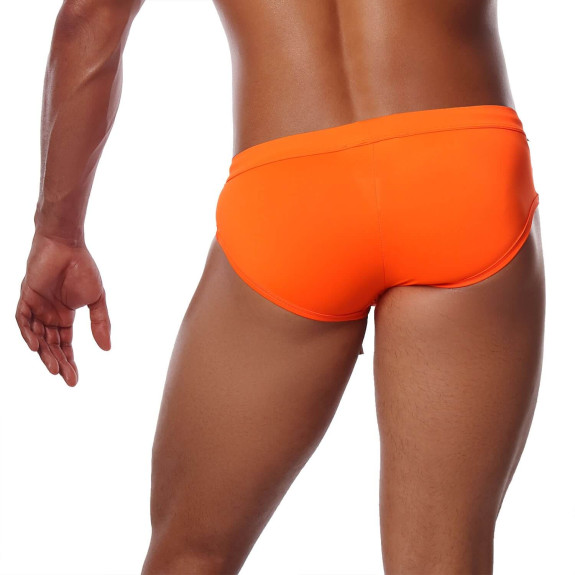 Happy Swim Briefs Neon Orange - TOFF-PARIS.com