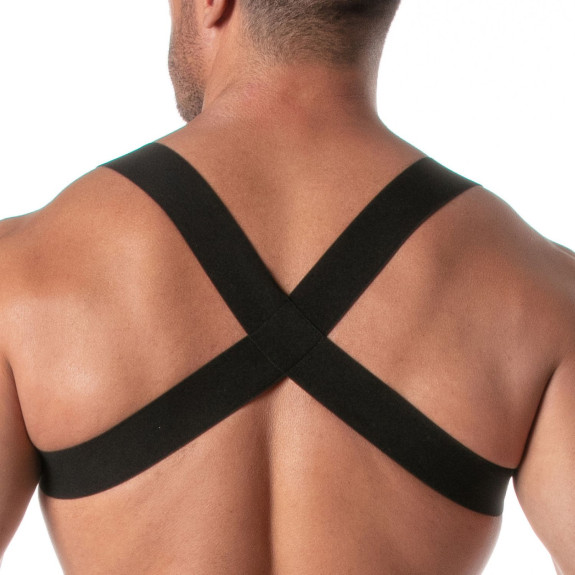 The Back Of The Fiesta Zipped Pocket Harness Royal Blue By TOF Prais