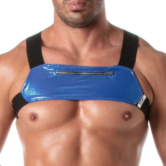 The New Fiesta Zipped Pocket Harness Royal Blue