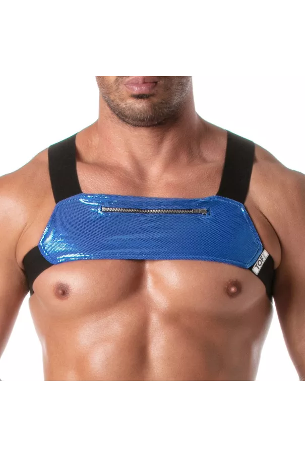 The New Fiesta Zipped Pocket Harness Royal Blue