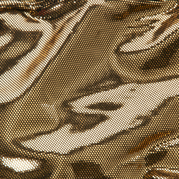 The Gold Fabric Up Close