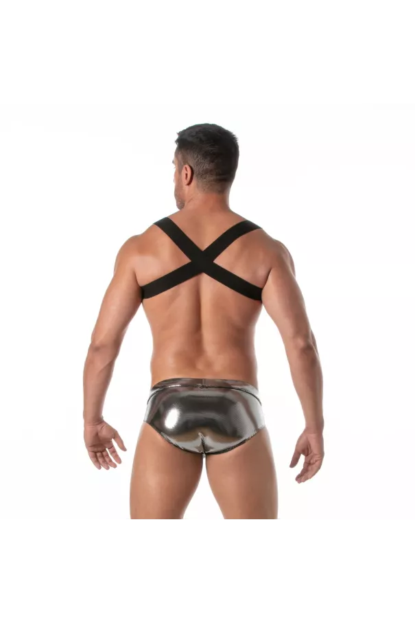 The Fiesta Zipped Pocket Harness Silver