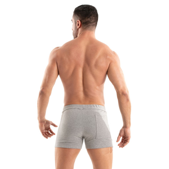 Paris Zipped Shorts Grey
